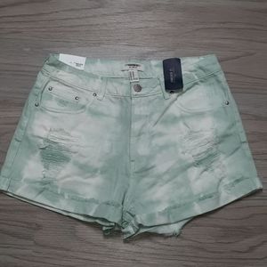 Forever 21 mid rise denim shorts size 28
